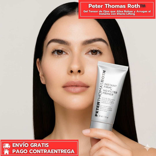 Peter Thomas Roth™️: Gel Tensor de Ojos que Alisa Bolsas y Arrugas al Instante con Efecto Lifting