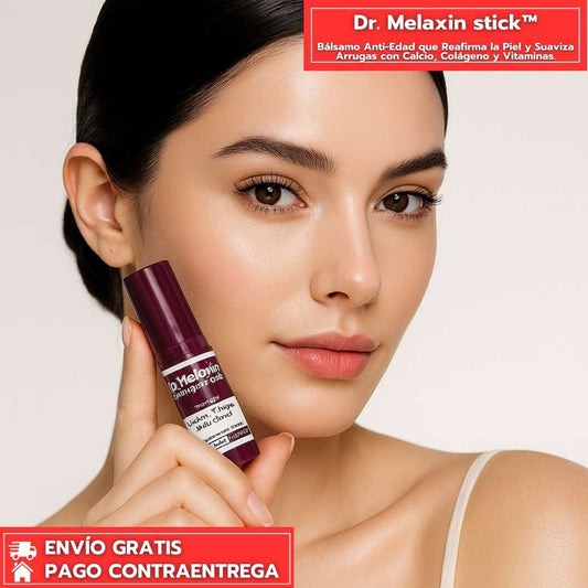 Dr. Melaxin stick™: Bálsamo Anti-Edad que Reafirma la Piel y Suaviza Arrugas con Calcio, Colágeno y Vitaminas.