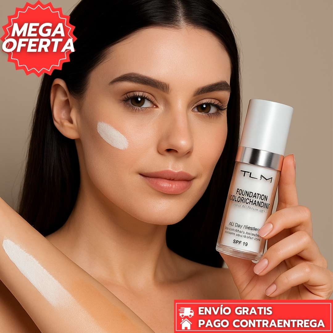 TLM™️: Base de Maquillaje que se Adapta al Tono Natural de tu Piel para un Acabado Uniforme con Protección SPF 15.