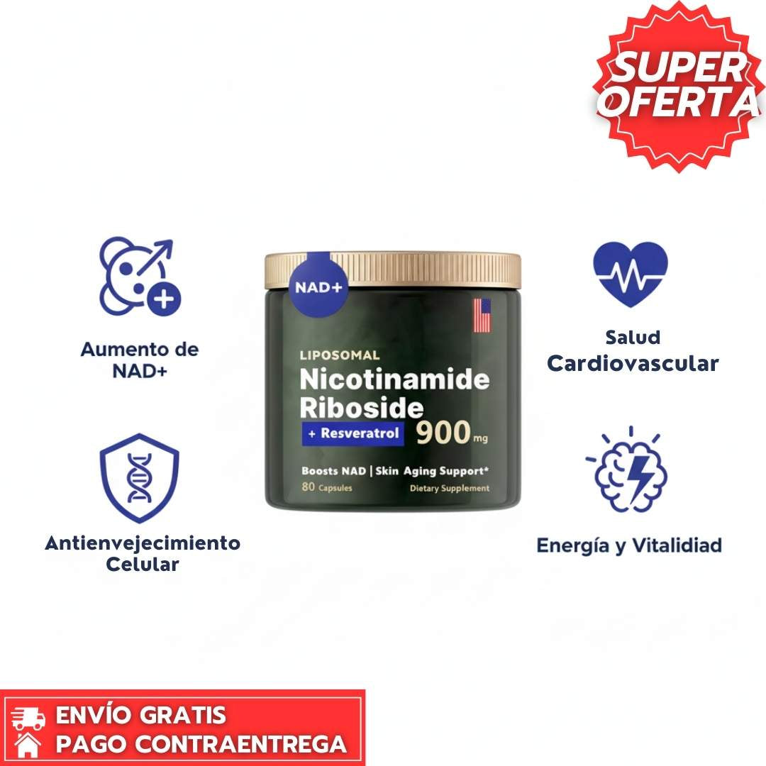 Nicotinamide Riboside™: Suplemento para Elevar el NAD+ y Promover el Antienvejecimiento Celular