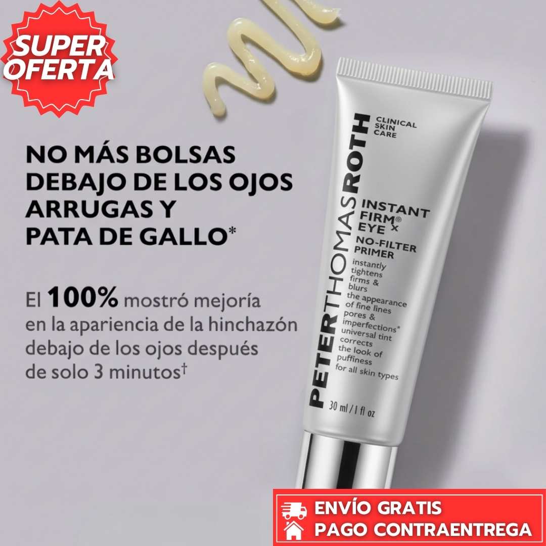Peter Thomas Roth™️: Gel Tensor de Ojos que Alisa Bolsas y Arrugas al Instante con Efecto Lifting