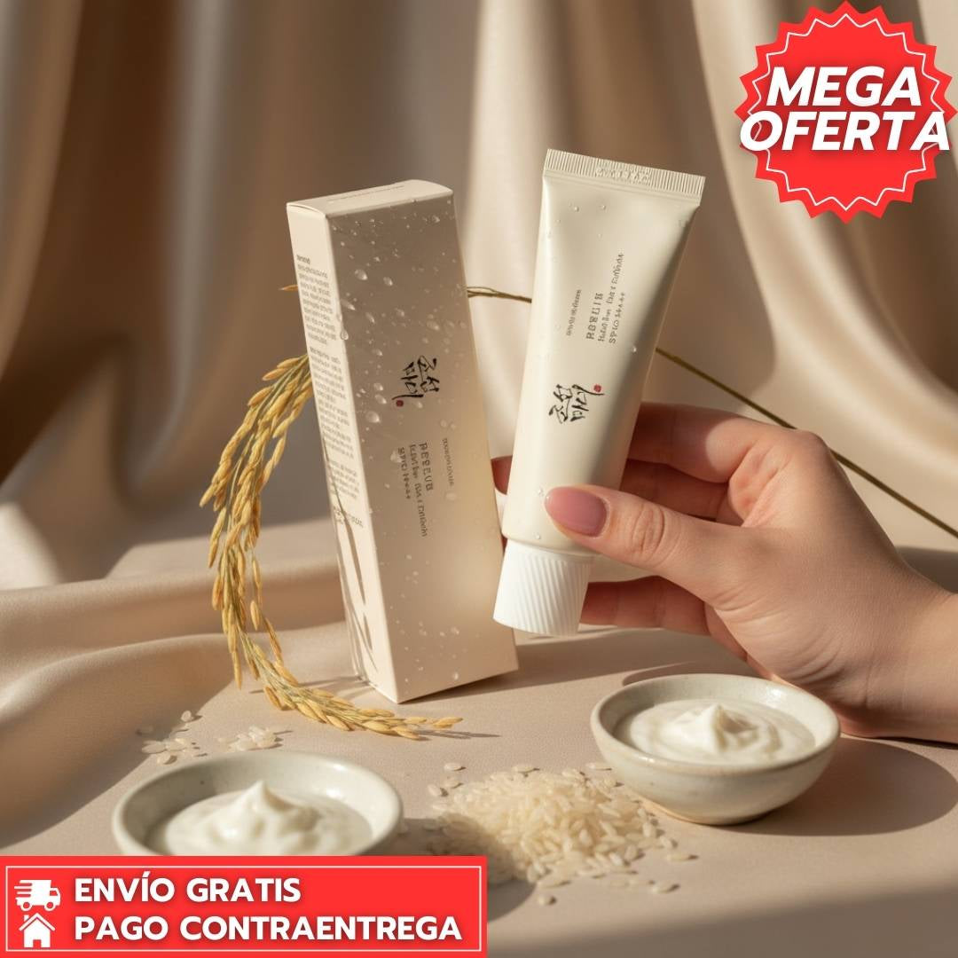 Beauty Of Joseon™: Protector Solar SPF50+ con Extracto de Arroz y Probióticos que Calma, Hidrata y Ilumina la Piel.